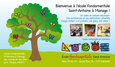 Bienvenue à l'école Saint-Antoine !